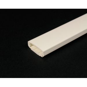 Wiremold 800BAC Ivory PVC 1-Channel Non-Metallic 2-Piece Raceway Base And Cover 1-5/16-Inch x 7/16-Inch x 5-ft 800 Series