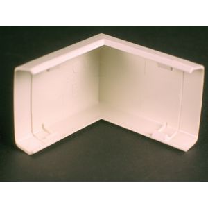 Wiremold 818 Non-Metallic External Elbow Fitting PVC Ivory For Use With 800 Series Single-Channel Raceway