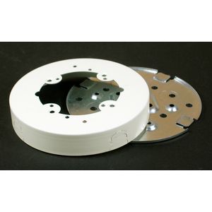 Wiremold V5738AF Solid Base Fan Box Fitting Steel Ivory For Use With 500 and 700 Series Single-Channel Steel Surface Raceway