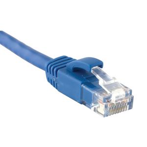 3FTC6BLU Category 6 Patch Cord With Boot 3-ft Blue