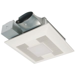 Panasonic FV-0810VSSL1 Ventilation Fan With LED Light 4-Inch Duct 120-Volt 50/80/110-CFM WhisperValue DC