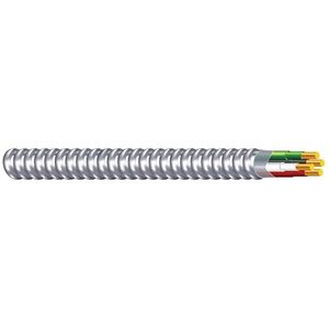 BARE-ARMD-GRD-8/1-SOL Bare Copper Conductor MC Armored Cable With Grounding 8/1