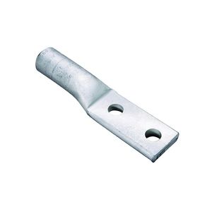 Burndy YA26A3 Electro Tin Plated Aluminum 2-Hole Type YA-A Uninsulated Compression Lug 2/0-AWG 1/2-Inch Hylug