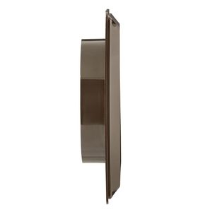 Lambro 361B Louvered Vent Brown Plastic