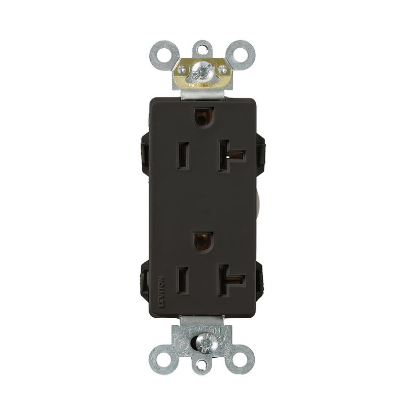 leviton_m1636_e_heavy_duty_industrial_specification_grade_duplex_receptacle_20_amp_125_volt_ac_nema_5_20r_black_lev_lok_reg_277069