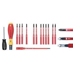 Wiha Tools WH28792 16-Piece Torque Control Tool Set With SlimLine Blades