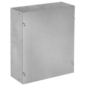 Hoffman ASE36X36X12NK 16/14/12 Gauge Steel Screw Cover Junction Box Without Knockout 36-Inch x 36-Inch x 12-Inch