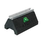 gregory_grb101_14_gauge_galvanized_rubber_rooftop_block_support_single_base_with_channel_g_strut_reg_1000988