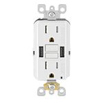 commercial_specification_grade_tamper_resistant_gfci_combination_type_a_usb_in_wall_charger_outlet_15_amp_125_volt_ac_nema_5_15r_white_smartlockpro_reg_1067183