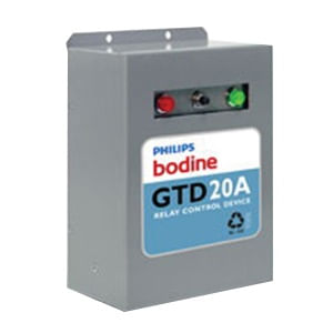 Bodine GTD20A Wall Mount Universal Input Emergency Lighting Relay Control 120 - 277-Volt AC 45-Milli-Amp