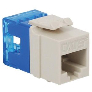 ICC IC1078F5WH 8P8C Category 5e RJ45 High Density Keystone Jack White