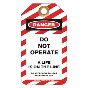 Lockotec T6 Lockout Tag Legend Do Not Operate