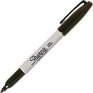 Lenox Tools 30051 Permanent Marker 1-mm Tip Black Sharpie