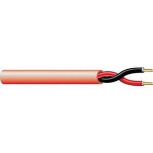 West Penn Wire D990 Solid Bare Copper Unshielded Non-Plenum Rated Fire Alarm Cable 16/2 1000-ft Red