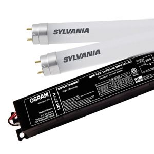 Osram Sylvania QHE-4XLEDT8/UNV-ISN-SC (4) 60-Watt T8 LED High Efficiency Electronic Control Gear Ballast 120 - 277-Volt Quicktronic