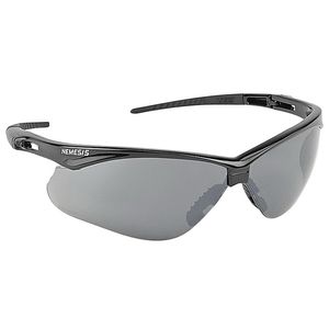 Uline 3000356 Safety Glasses Black Frame Smoke Mirror Lens Nemesis