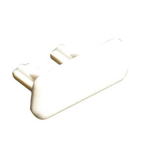 Wiremold 410B Non-Metallic Blank End Fitting PVC Ivory For Use With 400 Series Single-Channel Raceway