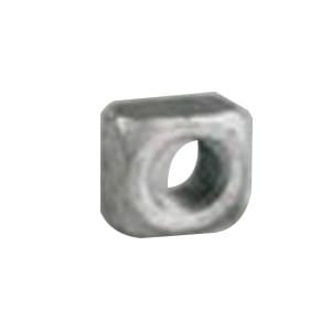 M&W Electric SN58 Hot Dipped Galvanized Square Nut