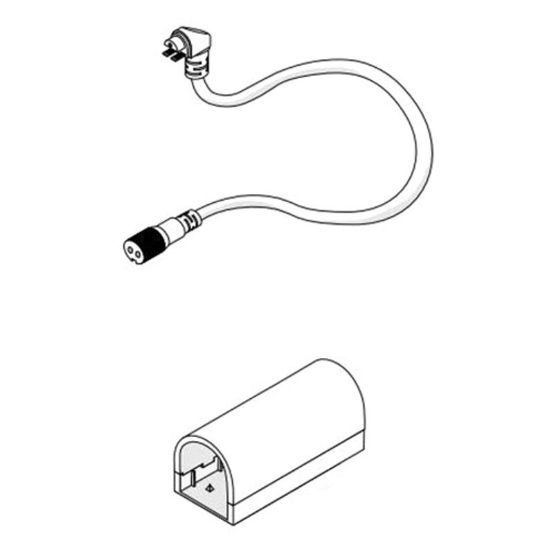 diodeled_di_te_nb_bwc_ec_top_bending_bottom_wire_entry_connector_16_awg_12_inch_for_neon_blaze_trade_led_tape_light_neon_blaze_trade_995981