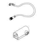 diodeled_di_te_nb_sdwc_ec_top_bending_side_wire_entry_connector_16_awg_12_inch_for_neon_blaze_trade_led_tape_light_neon_blaze_trade_995986