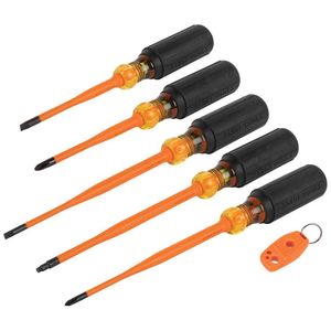 Klein Tools 33736INS 6-Piece Slim-Tip Insulated Screwdriver Set