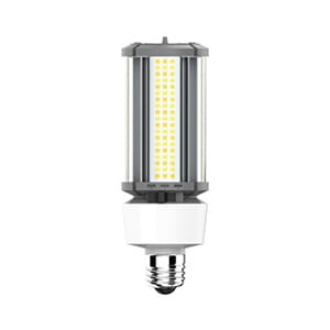 Rab HIDFA-27S-E26-8CCT-BYP Dimmable LED Post Top Retrofit Lamp E26 Medium 12/18/27-Watt 3000/4000/5000K 1740/2610/3915-Lumens 87 CRI