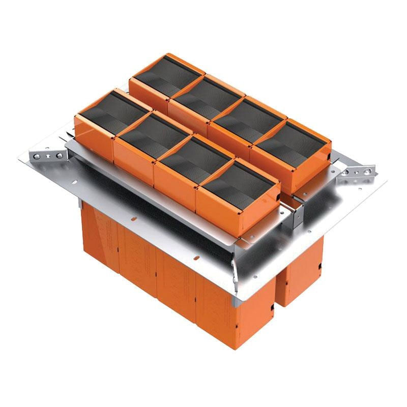 STI EZDP44S 0.059-Inch Thick Galvanized Steel Shell Square Fire