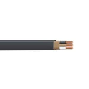 Stranded Copper Type NM-B Non-Metallic Sheathed Cable With Grounding 6/3 1000-ft Master Reel Black