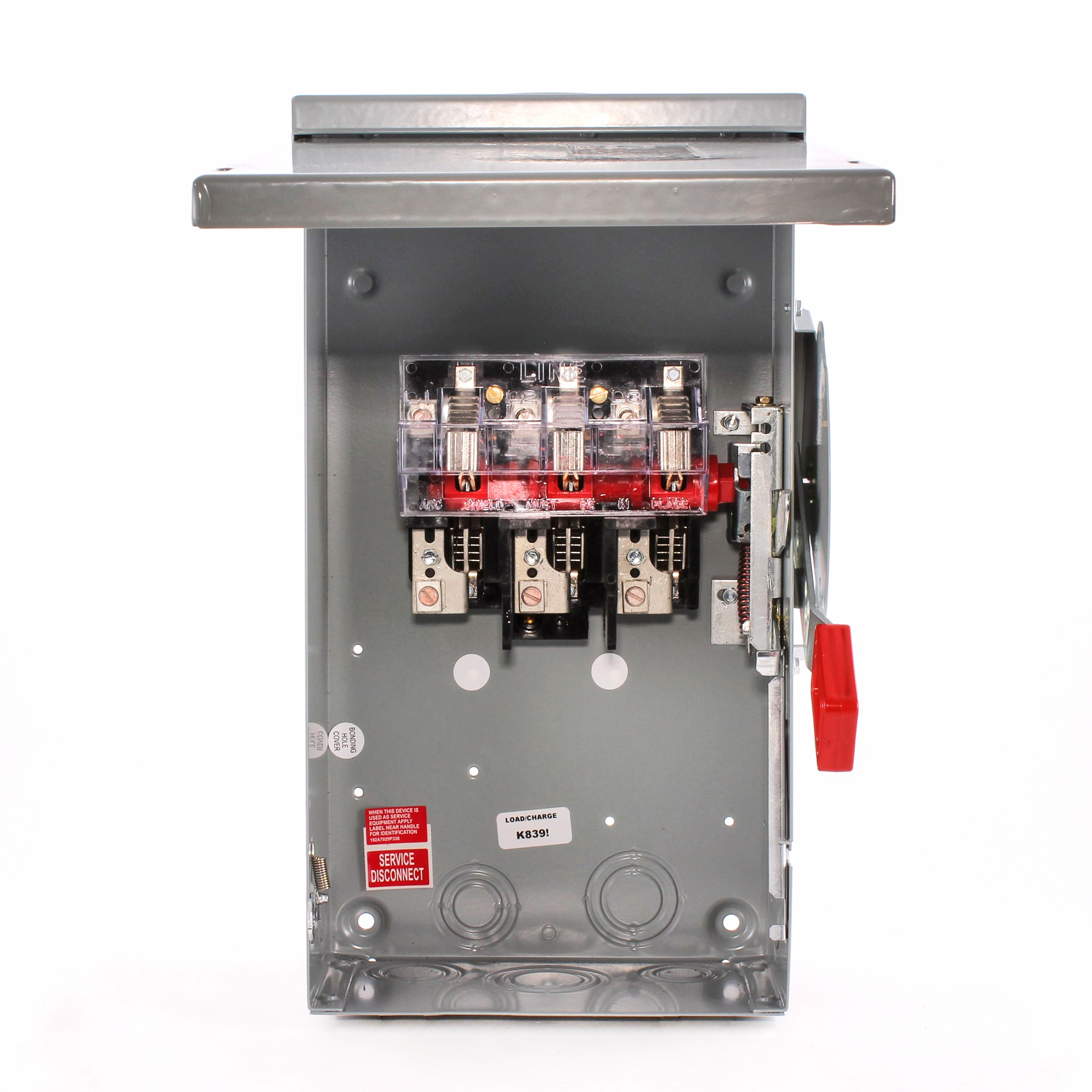 GE Industrial THN3362R 3-Wire 3-Pole Non-Fusible Heavy-Duty Safety