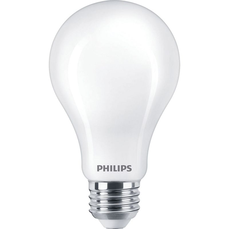 Philips Lighting 578625 A19 LED Lamp 12 Watt E26 Single Contact Medium Screw Base 1600 Lumens Initial 90 CRI 3000K White Electrical Wholesalers Inc. New England