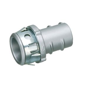 Arlington GF50ST Die Cast Zinc Non-Insulated Throat Straight Connector 1/2-Inch Snap-Tite