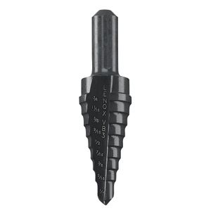 Lenox Tools 30883VB3 Steam Oxide Coated Metal Self-Starting Step Drill Bit 1/4 - 3/4-Inch Vari-Bit®