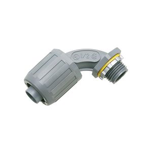 Arlington NMLT905 UV Rated Plastic Non-Metallic 90-Degree Liquidtight Connector 1/2-Inch Snap2IT