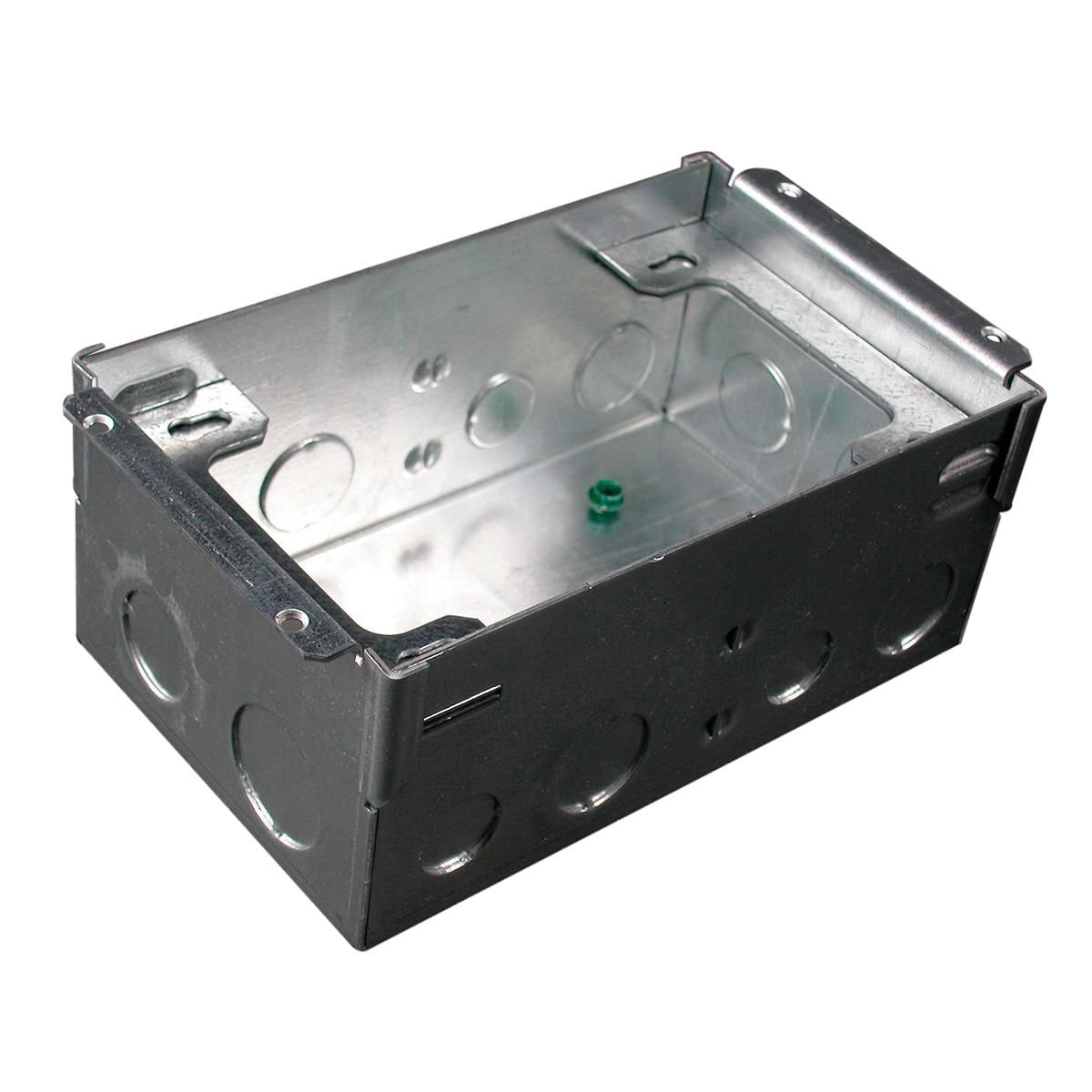 Wiremold 880W2 Steel 2-Gang Floor Box 4-15/16-Inch x 7-7/8-Inch x