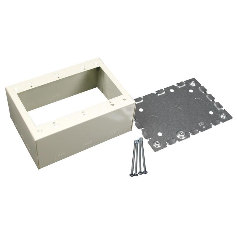 Wiremold V500 Ivory Scuffcoat™ Steel 1-Channel 1-Piece Raceway 3/4-Inch