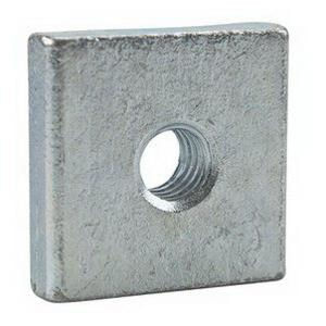 Thomas & Betts B914-1/4 Galv-Krom Steel Channel Square Nut Without Spring 1/4-Inch Kindorf