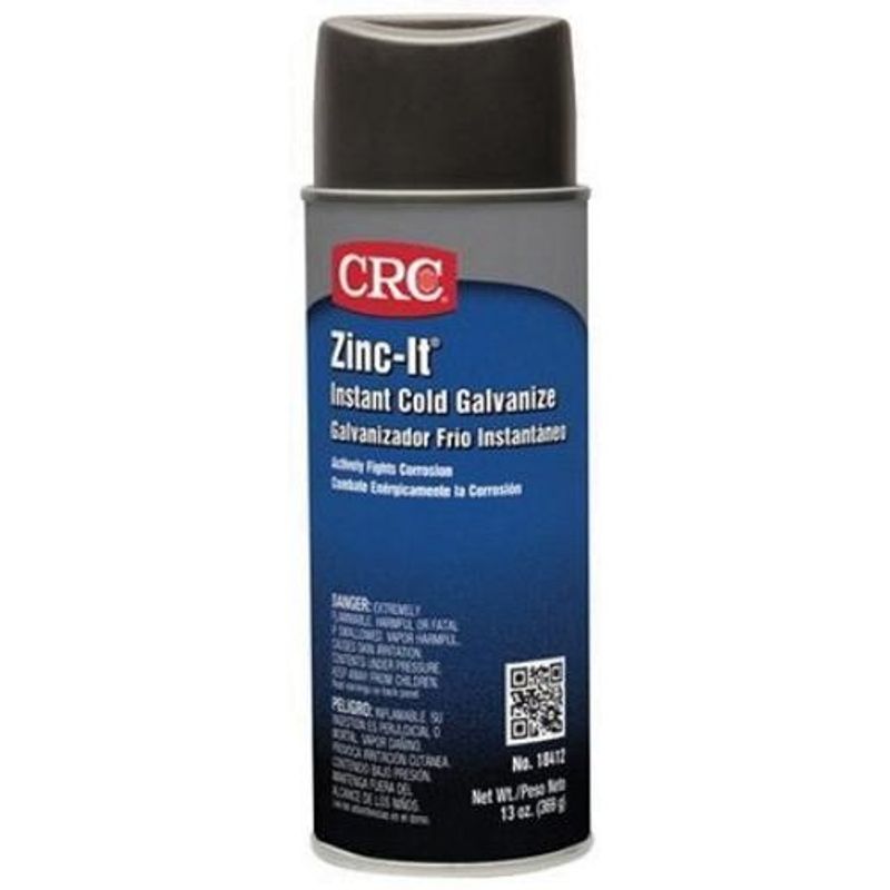 CRC Industries 18412 Instant Cold Galvanize Aerosol Can 13 oz Gray