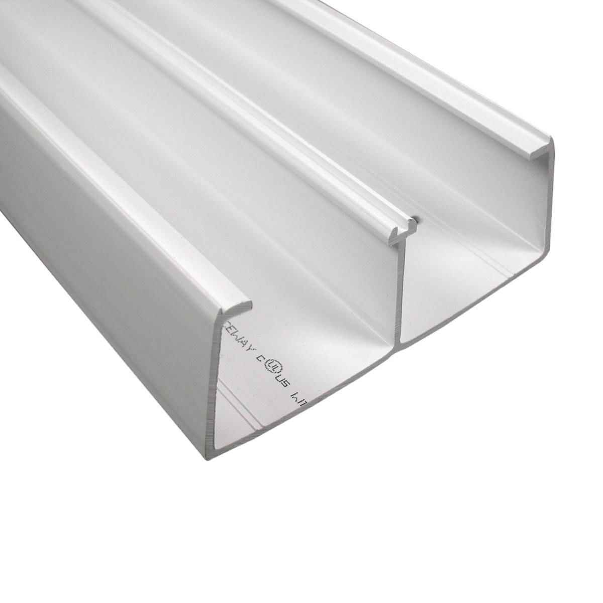 Wiremold 5400TB Ivory PVC Multi-Channel Non-Metallic 2-Compartment