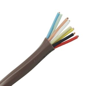 18/8 BROWN Thermostat Wire 18-AWG 250-ft Coil Brown