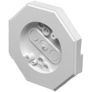 Arlington 8151 Plastic Surface/Vertical Mount 5/8-Inch Lap Siding Mounting Kit With Built-In Box 6.61-Inch x 6.61-Inch