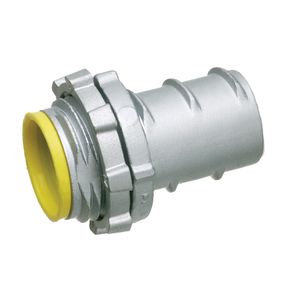 Arlington GF200A Die Cast Zinc Insulated Screw-In Straight Flex Connector 2-Inch