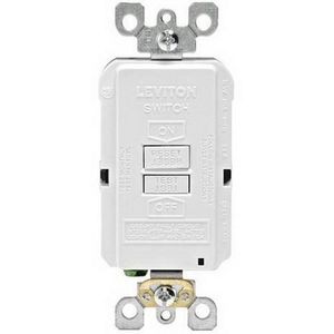 Leviton GFRBF-W Self-Test GFCI Receptacle 20-Amp 125-Volt White SmartlockPro
