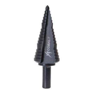 Greenlee 30008C 3-Step Knockout Electrician's Step Drill Bit 1/2 - 1-1/8-Inch Kwik Stepper