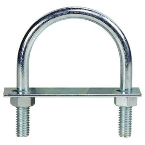 Dottie U250 Zinc Plated Low Carbon Steel Round Bend U-Bolt 2-1/2-Inch