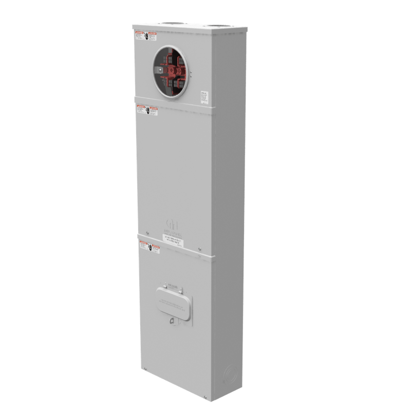 Milbank 227MTB Ring Type Self Contained Meter Socket 7 Jaw 200-Amp