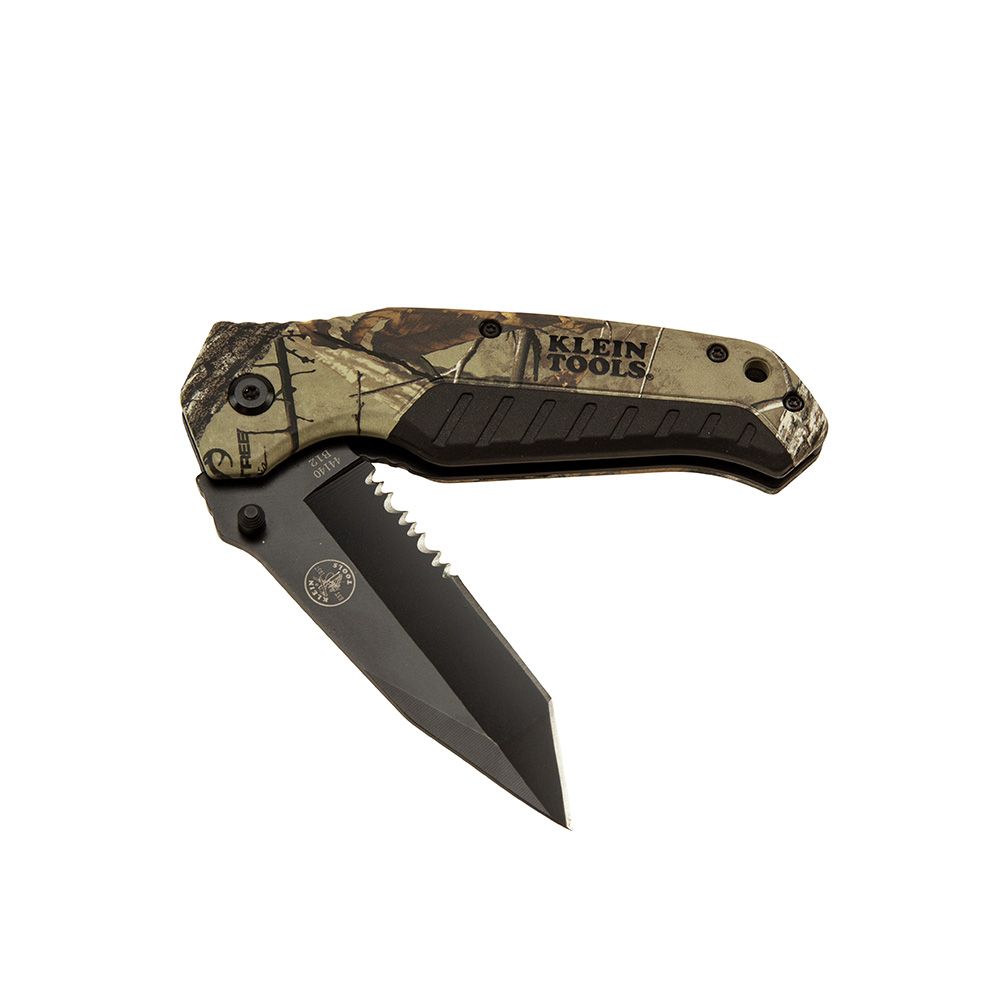 Klein Tools 44222 Black Oxide 440A Stainless Steel Lockable Blade
