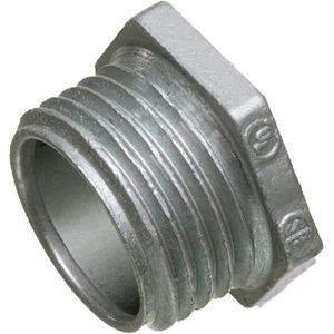 Arlington 504 Die Cast Zinc Hex Head Conduit Chase Nipple 1-1/4-Inch x 0.81-Inch