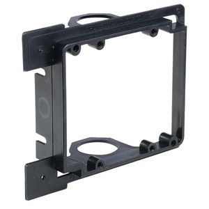 Arlington LVMB2 Plastic 2-Gang Low Voltage Mounting Bracket 4.158-Inch x 4.842-Inch x 1.97-Inch