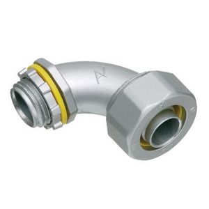 Arlington LT9050 Die Cast Zinc 90-Degree Liquidtight Connector 1/2-Inch