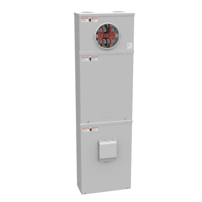 Milbank 217MTBP 3Phase Ring Type Meter Socket With Link Bypass 7 Jaw